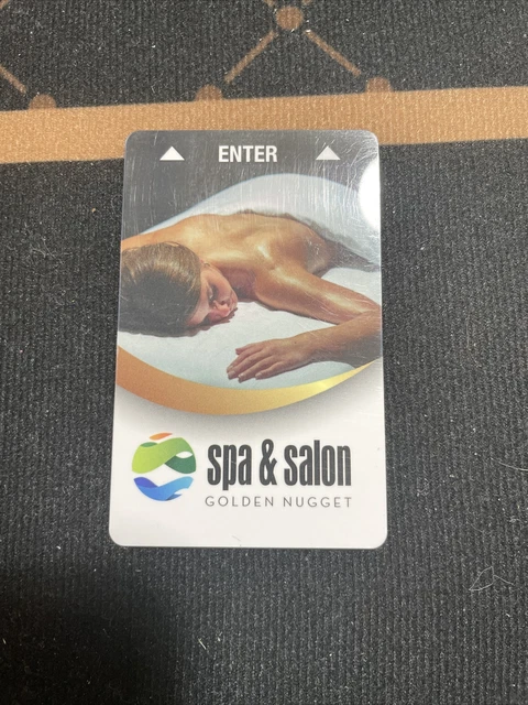 Golden Nugget Casino Atlantic City Hotel Room Key Card Spa & Salon