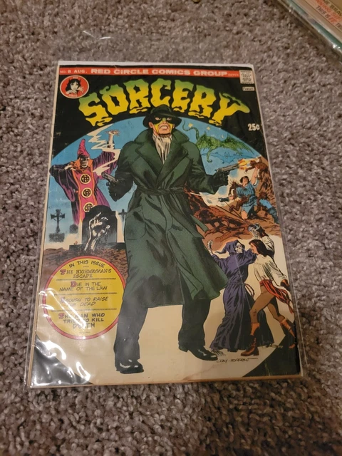 Sorcery #8 (Aug 1974) Bronze Age.  Red Circle Comics