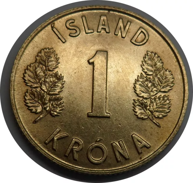 Island  1 Krona 1975 ## N1-5H 2