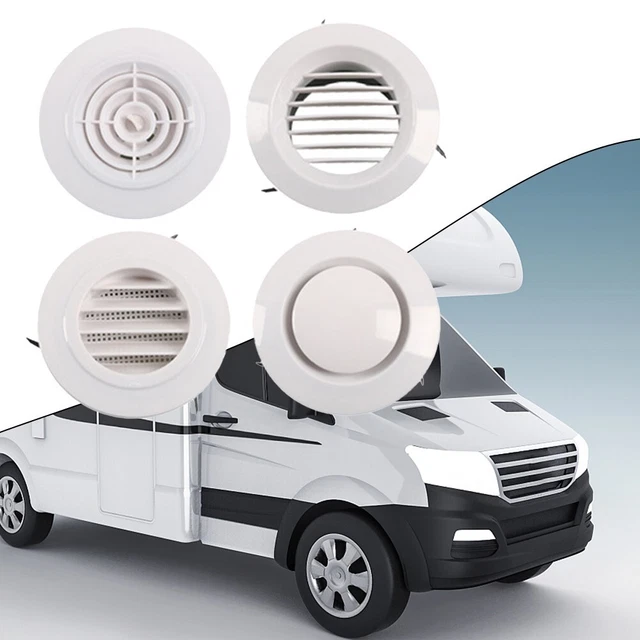 1*RV ABS Circular Adjustable Air Outlet Central Air Conditioning Air Vent