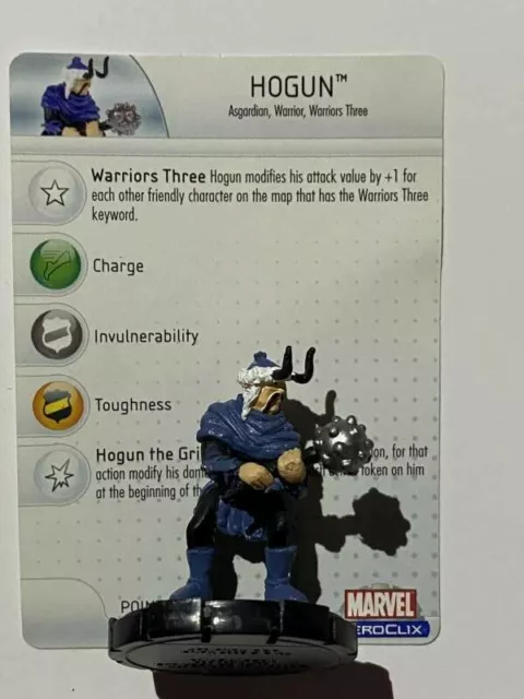 Heroclix Marvel Marteau De Thor 034 Hogun Rare Pour Legacy Carte