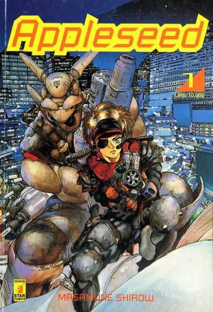 (C42)Manga Fantasy - Appleseed - di Masamune Shirow - serie completa di 4 num...