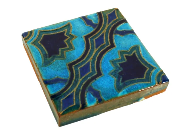 Vintage Solon Schemmel California Art Pottery Persian Blue Cuenca Tile San Jose