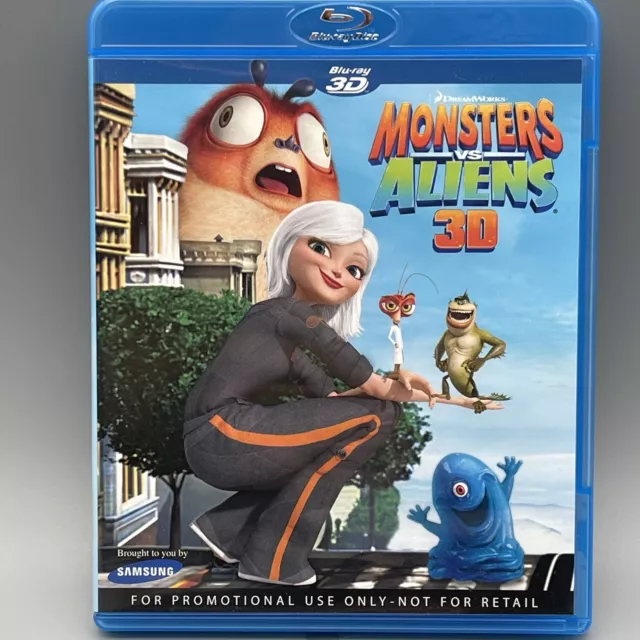 Monsters vs. Alien 3D Blu-ray Samsung Promotional Dreamworks Multillingual