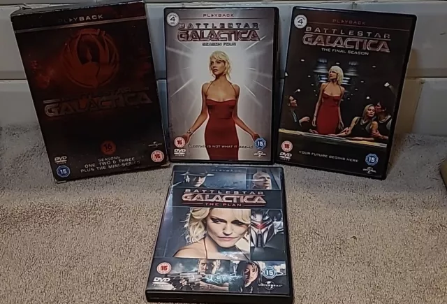 Battlestar Galactica : Complete Seasons 1-3 (16 Disc Box Set) + 4 & Final Season
