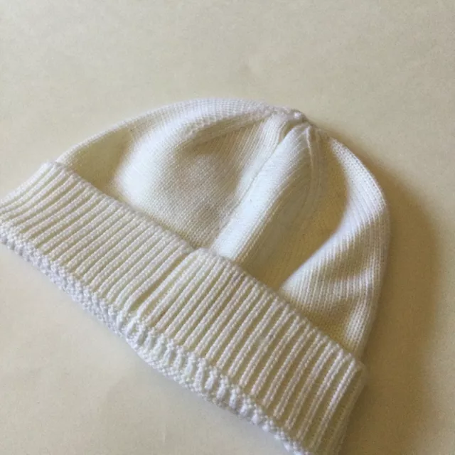 GIVENCHY WOMENS 4G EMBROIDERED BEANIE WHITE IVORY Size S/M NWOT 3