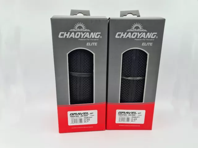 2 Stk. Chaoyang Gravel GP Reifen 42-622 700x40C Pannenschutz 120 TPI Elite 430 g