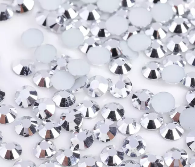 1000 Rhinestones Gems Crystal Pearl Nail Body Art Face Festival