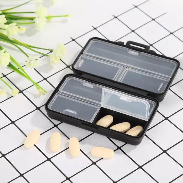 fr Weekly 7 Days Tablet Pill Box 7 Grids Medicine Storage Case Organizer Contain
