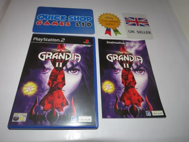 GRANDIA II (2) - SONY PS2 PLAYSTATION 2 pal version