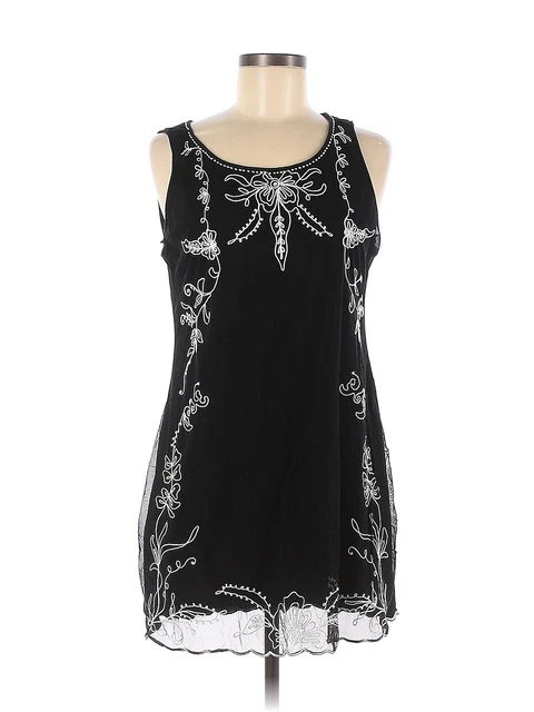 Krista Lee Women Black Casual Dress M