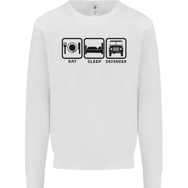 Eat Sleep 4X4 Off Road Roading Car Kids Sweatshirt Jumper