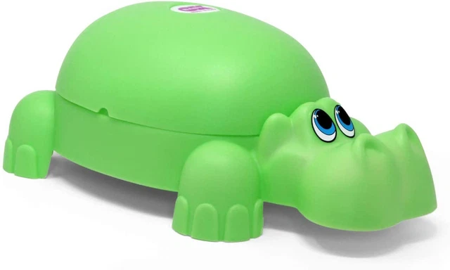 Vasino Portatile per Bambini con Coperchio e Seduta Comoda a Forma di Ippopotamo