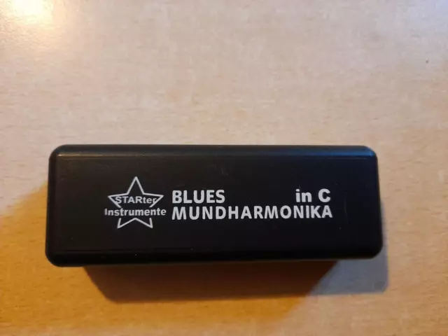 Blues Mundharmonika C-dur mit Box gebraucht