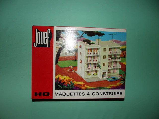 Maquette Jouef à Monter – Bloc De 3 Immeubles/commerces, édition 1981, Neuve