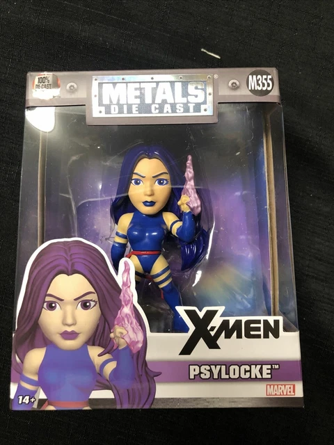 xmen Die-Cast Metals Psylocke 4" Inch Figure X-Men Marvel Comics new Jada Toys