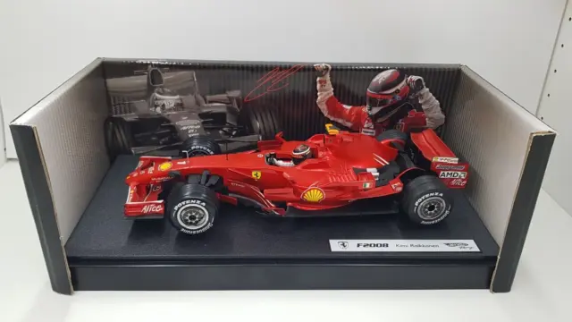 Hotwheels Racing Ferrari F2008 Kimi Raikkonen 2008 1:18 F1