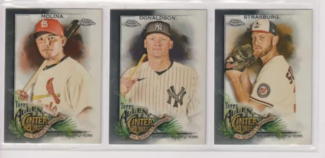 2022 Topps Allen & Ginter Chrome BASE SET #1-250 You Choose Finish Set