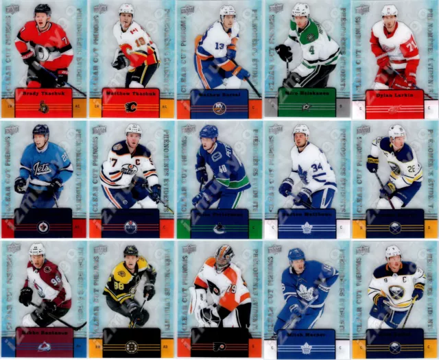 2019-20 Tim Hortons Clear Cut Phenoms Cards - U Pick Singles - Finish Your Set