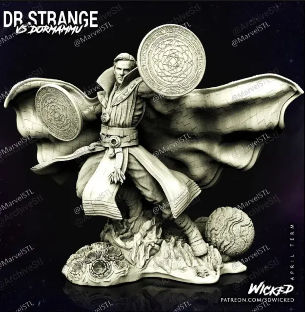 DR STRANGE Action Figure  Kit modello resina 20cm or MORE!!! Marvel Avengers