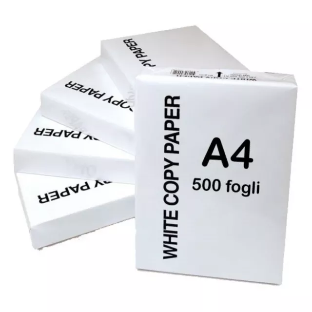 Carta A4 80/Grammi Per Fotocopie Stampanti Laser Inkjet N1 Risma Da 500 Fogli