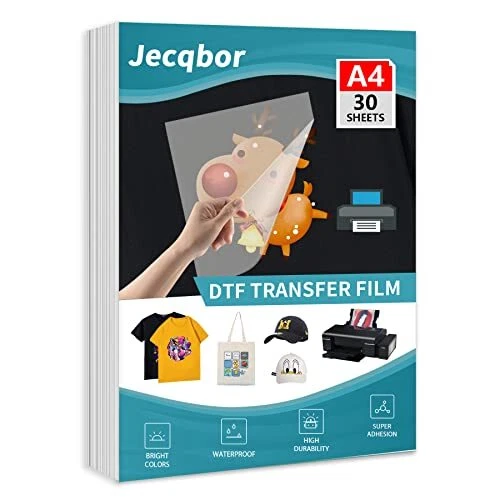DTF Transfer Film Paper PET Heat Transfer Paper A4 (30sheet), Double-...