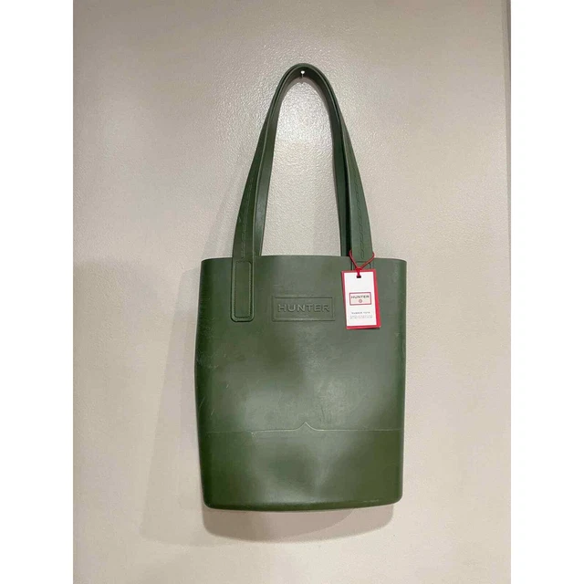 Hunter for Target Rubber Tote Bag in Olive NWT
