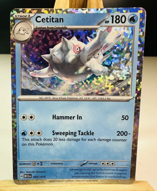 Pokemon Card - Cetitan- 005/015 - McDonalds 2023 Promo Holo Pack Fresh