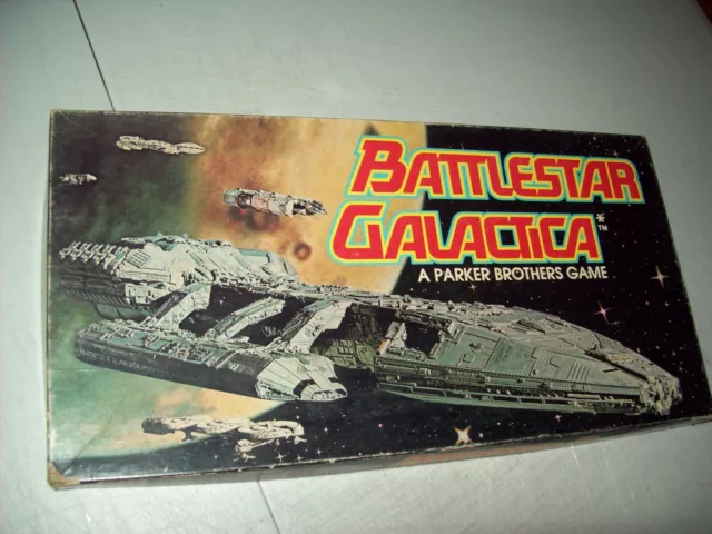 vintage 1978 Battlestar Galactica game by Parker Brothers Complete in nice shape