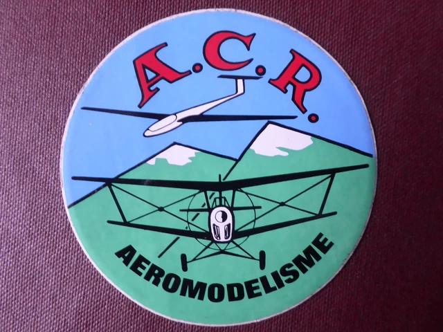 Acr Performance Sticker AUTOCOLLANT STICKER CLUB Modele Radiocommande Acr Aeromodelisme Avion ...