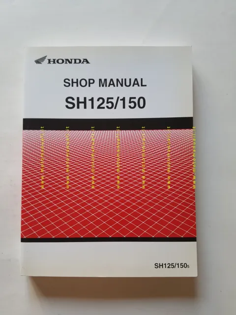 HONDA SH 125 150 2005 manuale officina ITALIANO originale