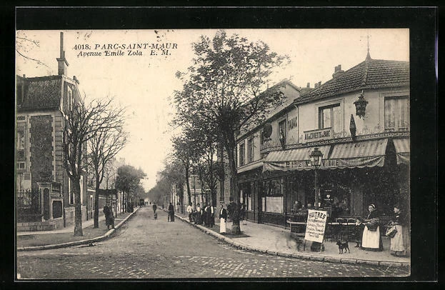 CPA Parc-Saint-Maur, Avenue Emile Zola 1924