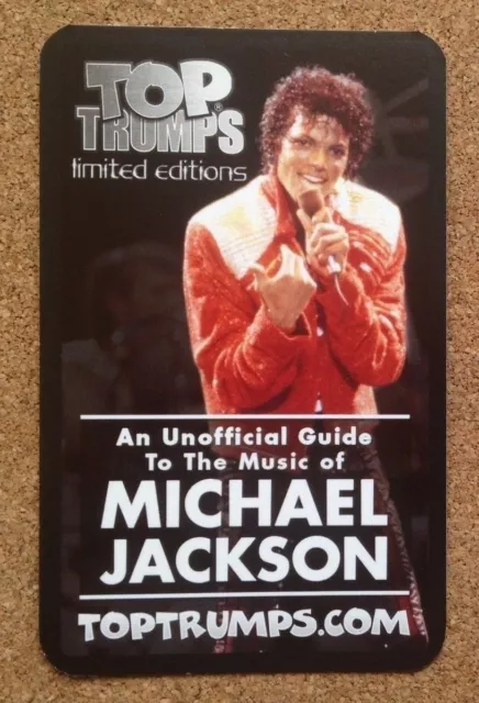 Top Trumps Single Cards Michael Jackson Popular Songs - Various Choice (FB3)
