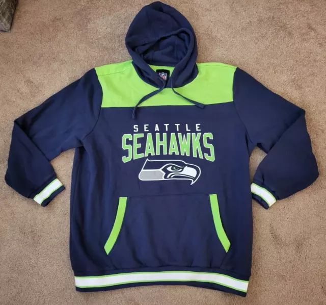 Men's G-III NFL Seattle Seahawks Pullover Hoodie Sweatshirt Size XXL