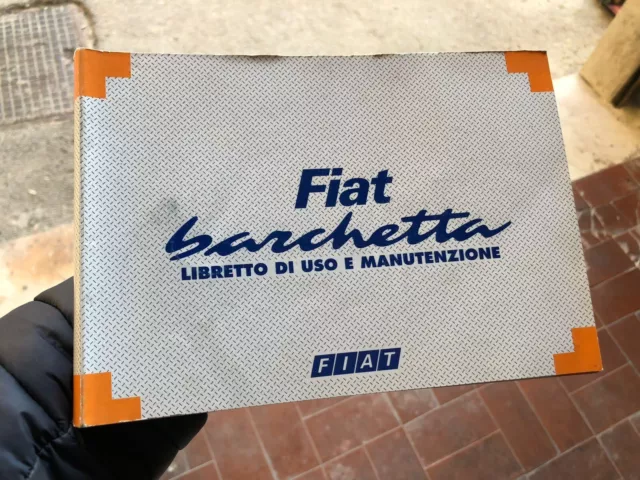 Fiat Barchetta Libretto Uso E Manutenzione