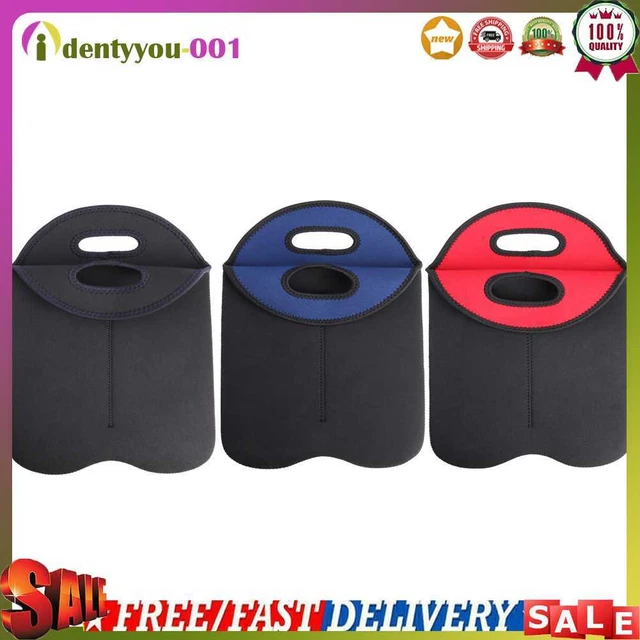 Enfriador de botellas neopreno portátil aislado doble botella bolsa protectora