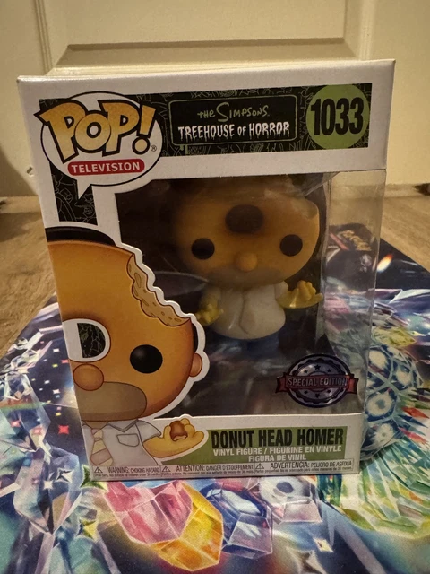Funko Pop! The Simpsons Treehouse Of Horror Donut Head Homer Exclusive Vinyl Figure