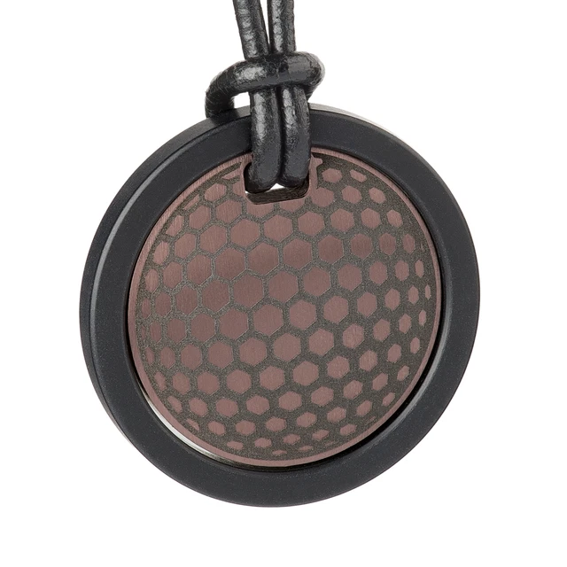 KEY-BAK Collana Portachiavi In Acciaio Inox - Nero Con Bobina, Catena 60 Cm, Cassetta Metallica - Foto 3