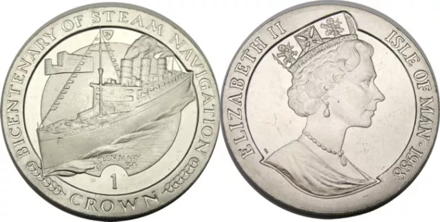 elf IOM Crown 1988  Queen Mary 1934