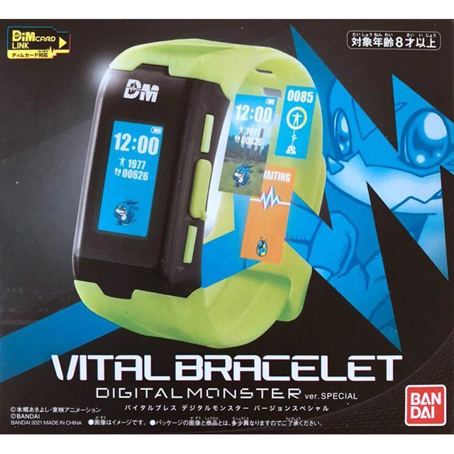 BANDAI VITAL BRACELET Series Digital Monster Digimon Ver. Black 39.