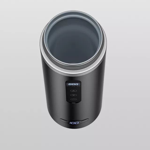 12V/24V/220V Smart Temperature Control Travel Coffee Mug Electric heated Car Cup 5