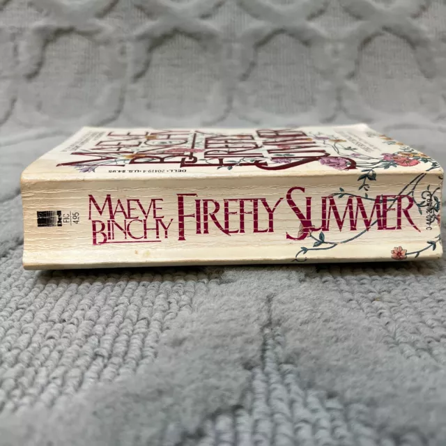 Libro de bolsillo Firefly Summer Contemporary Romance Libro Maeve Binchy Dell 1989 3