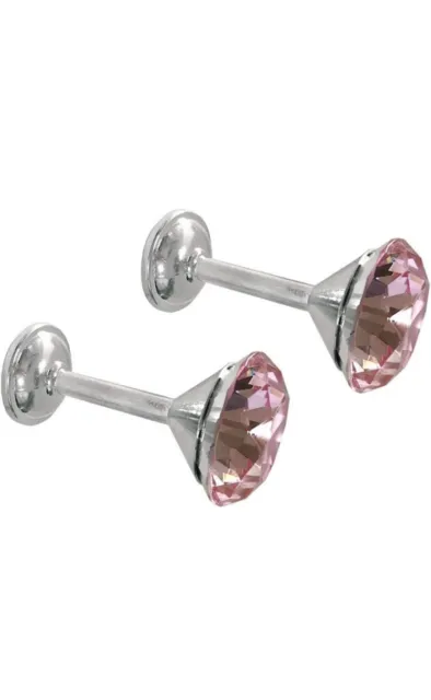 1 Pair Colored Crystal Curtain Wall Hook Tie Back Clothes Hanger (Pink)