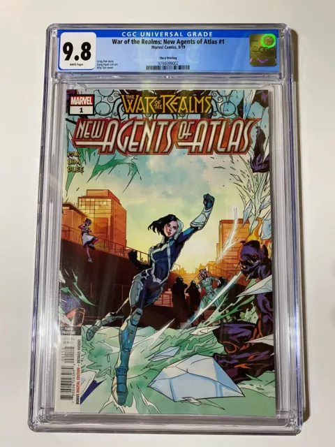 WAR OF THE REALMS: NEW AGENTS OF ATLAS #1 • 3rd Print Variant • CGC 9.8