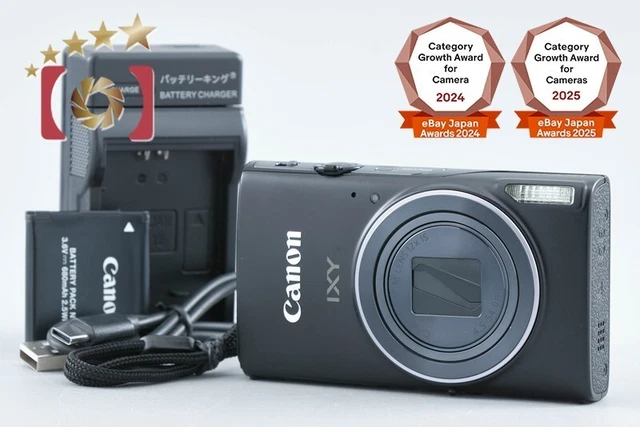 CANON IXY 640 Black 20.2 MP Digital Camera from Japan £246.28