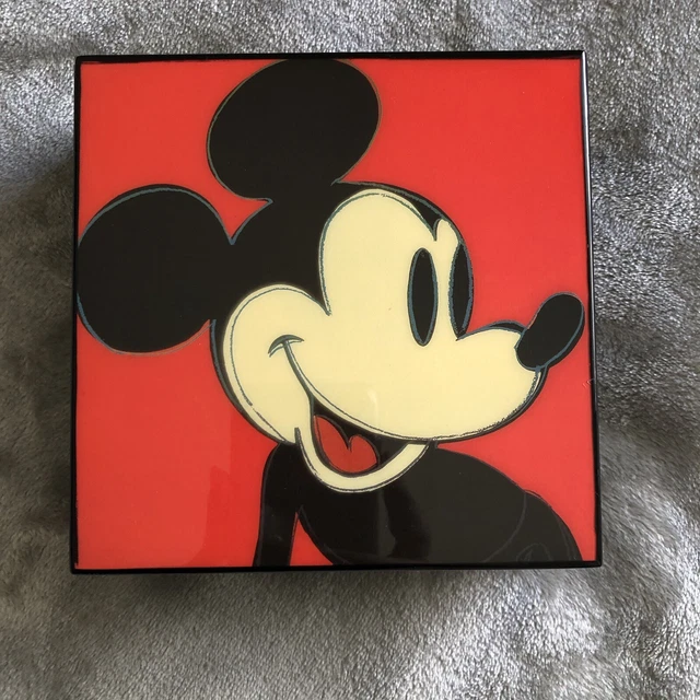 DISNEY MICKEY MOUSE MUSIC BOX by LINDEN,ANDY WARHOL ART 1995