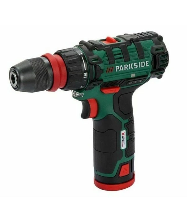 Trapano Avvitatore A Batteria Parkside PBSA 20-Li A1 – 20V, 35 Nm, 21 Livelli Di Coppia, 500 Giri/min, Con Batteria 2Ah E Valigetta