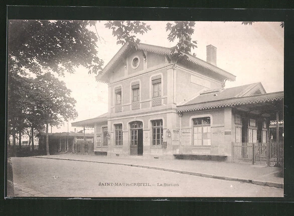 CPA Saint-Maur-Créteil, La Station, La Gare