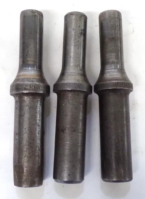 Rivet Set Mm110-20-1/4An470-3-1/2X.498, 3-1/2" Oal, 0.49" Shank, Lot Of 3
