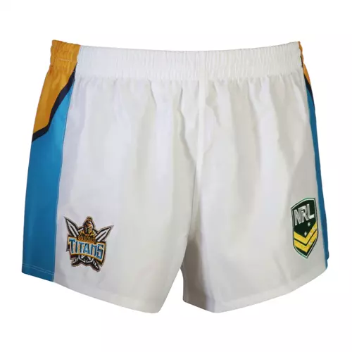 NRL Gold Coast Titans ALT Supporter Shorts - KIDS - Size 10 yrs